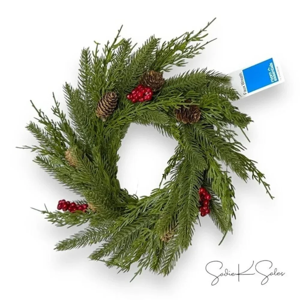 Christmas Holiday Mix‎ Mini Wreath - Target Room Essentials 2024